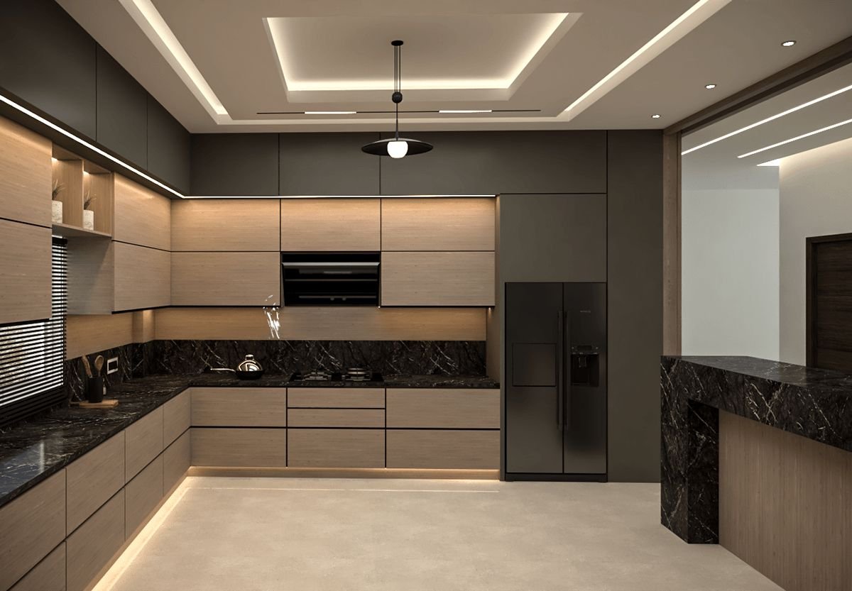 تصميم مطبخ فندقي فاخر بالرياض