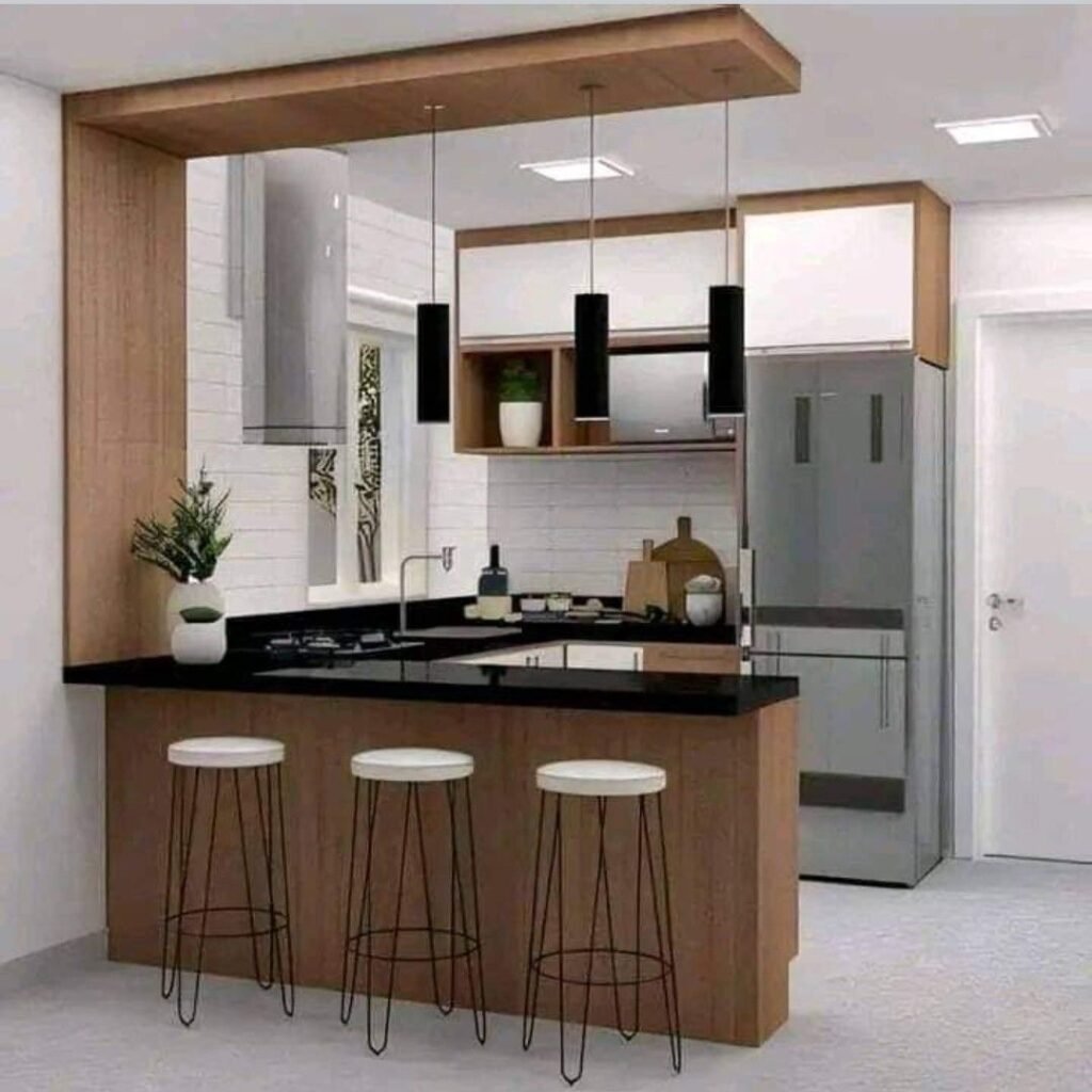 تصاميم مطابخ مودرن بإضاءة مبتكرة