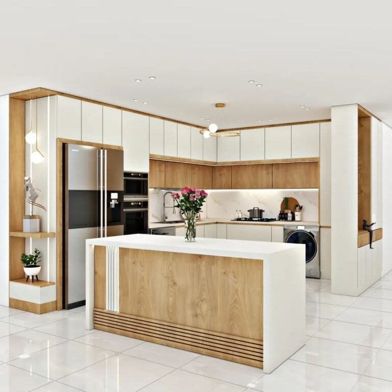 تصميم مطبخ كلاسيكي فاخر في الرياض